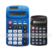 Calculateur de poche portable à double taille de 8 chiffres à double taille (LC569A)